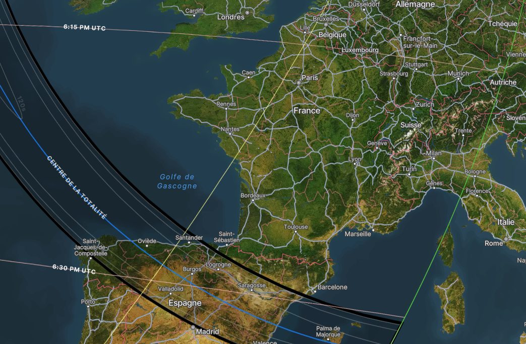 Éclipse solaire totale du 12 août 2026 : découvrez The Eclipse App
